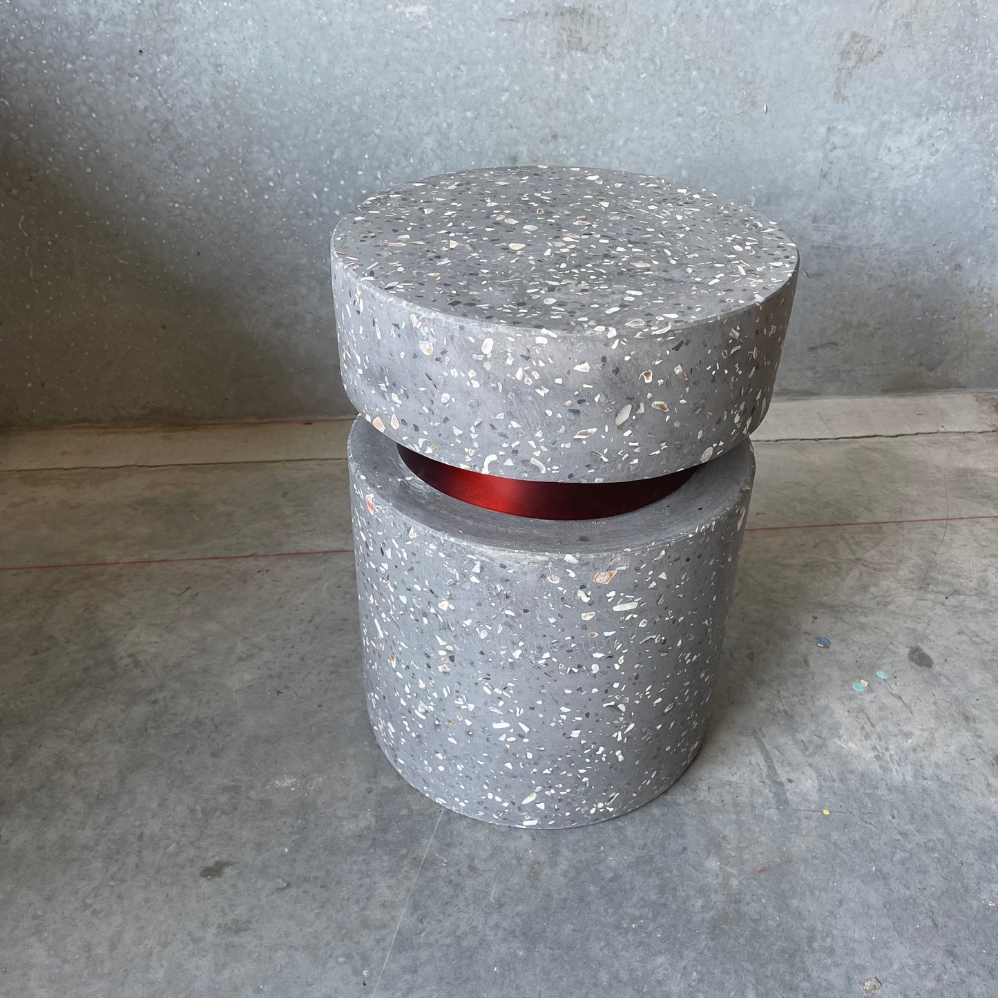 terrazzo outdoor stool