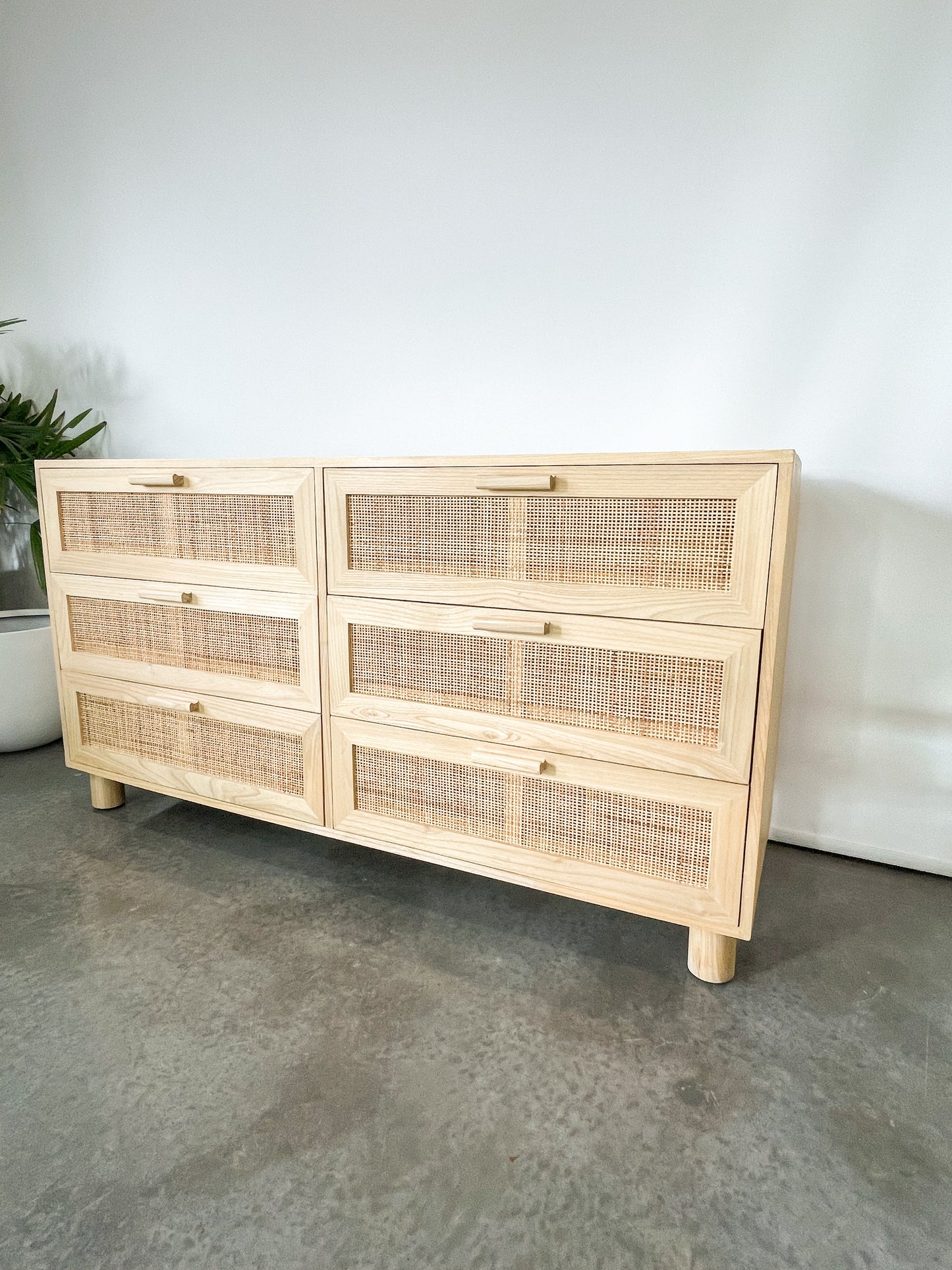 The Isola Dresser 6 Drawers