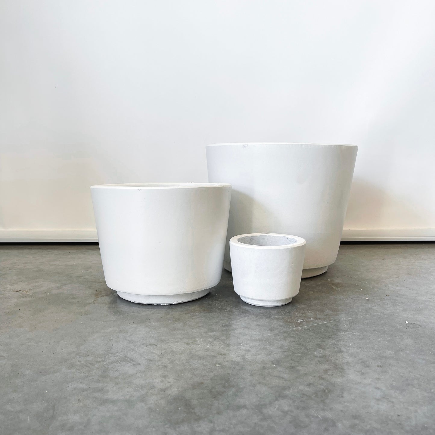 Pedestal Pot White