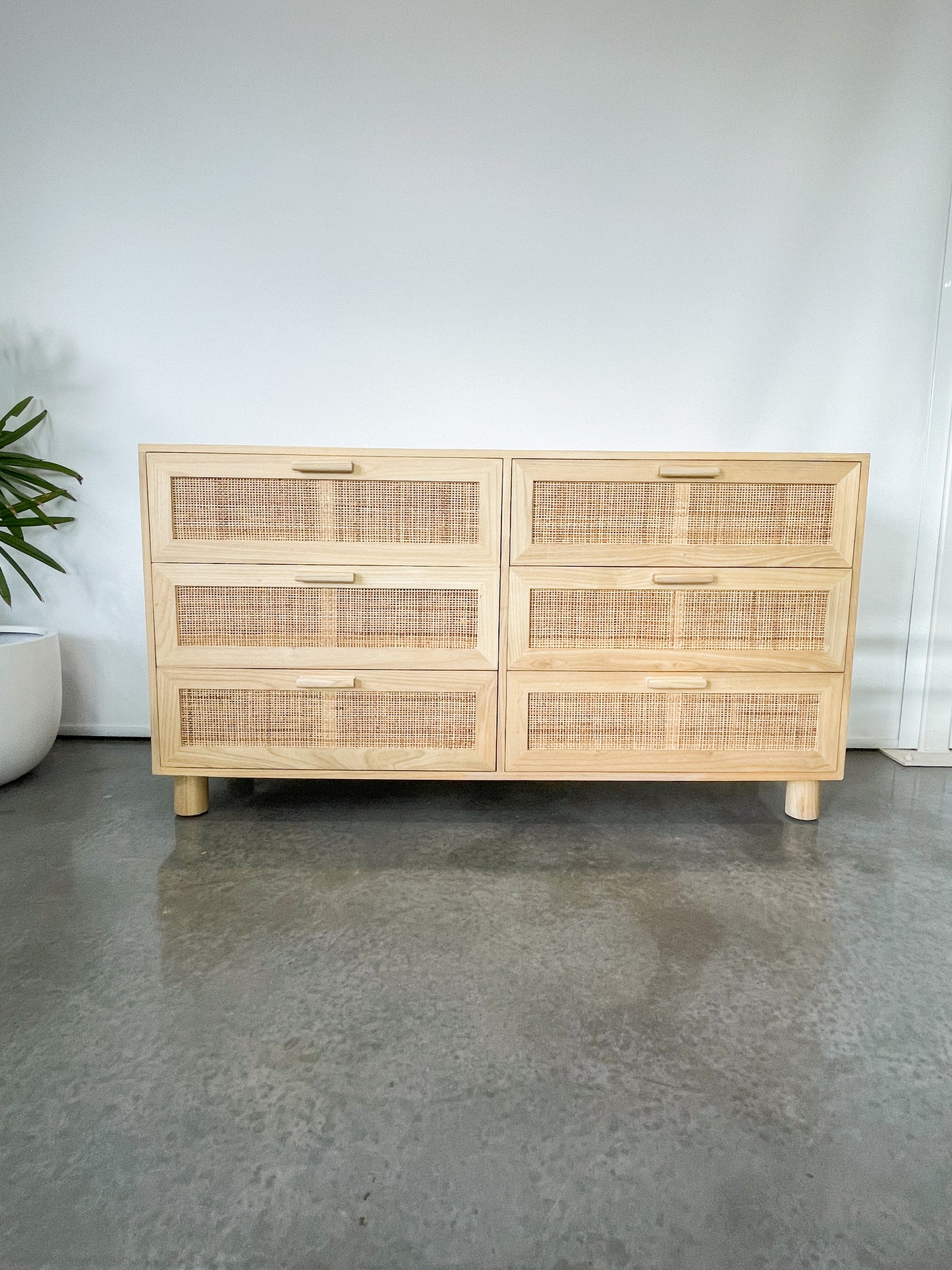 The Isola Dresser 6 Drawers